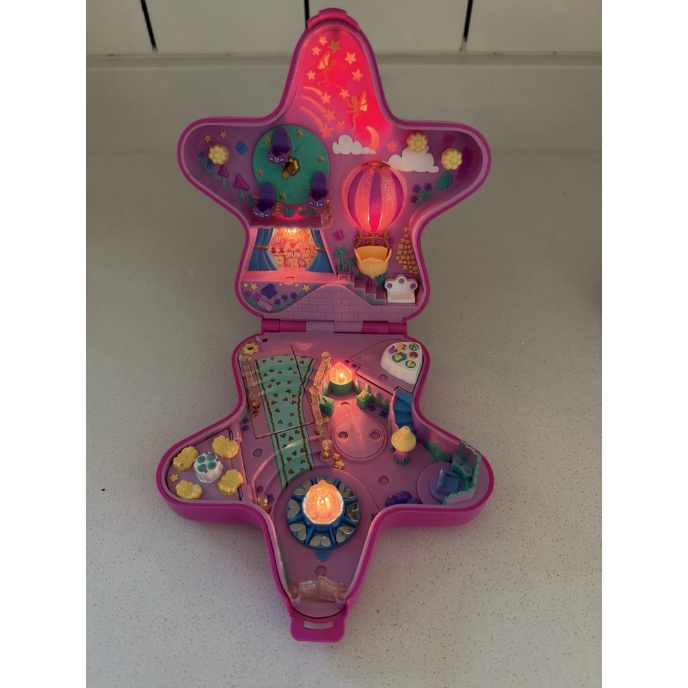 VTG Bluebird Polly Pocket Fairy Light Wonderland 100%   Lights Up Works 1993